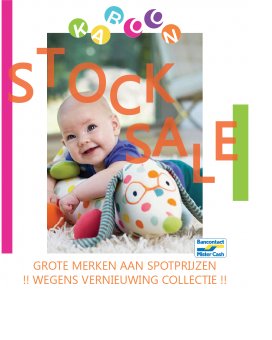 Stockverkoop baby artikelen // Kaboon Turnhout