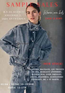 Stockverkoop merkkleding en schoenen voor dames en heren