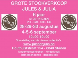 Stockverkoop Jules & Julia