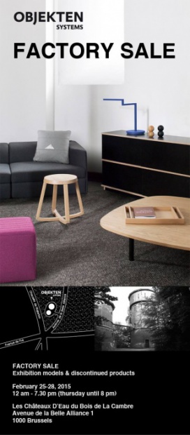 OBJEKTEN FACTORY SALE (design furniture)