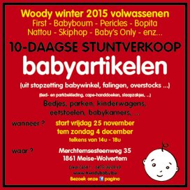 stuntverkoop Babyartikelen