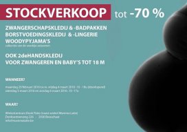 Stockverkoop zwangerschapskledij en- badpakken, borstvoedingslingerie en- kledij, Woodypyjama's + 2dehands zwangerschapskledij en babykledij tot 12 maanden