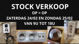 Stockverkoop verlichting en electrische materialen