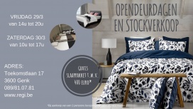 Stockverkoop bij Regi Textiel