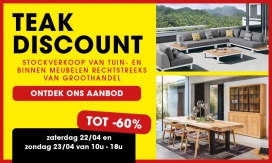 TUINMEUBELEN AAN -30% tot -70% rechtstreeks van Groothandel enkel toegankelijk op 22 en 23 april ( 10u tot 18u) te Mechelen