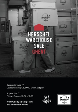 Herschel warehouse sale Gent