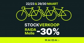 RAIDA Melle stockverkoop