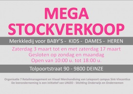 Mega stockverkoop merkkledij