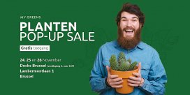 Planten popup sale Brussel