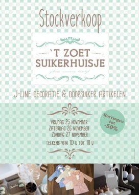 Stockverkoop doopsuiker , J-line Decoratie , Petit mouton