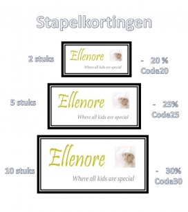 Stapelkortingen bij Elle Nore (kinderkleding)