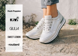 Privé-verkoop van zwemkledij Kiwi en kwaliteitsschoenmerken Hush Puppies, Le Routard, Sweet Lemon en Giulia 