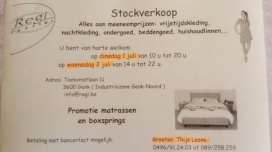 Stockverkoop Regi Textiel