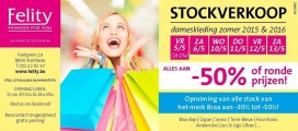 Stockverkoop zomerkleding dames bij Felity