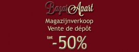 Magazijnverkoop Bazar Apart