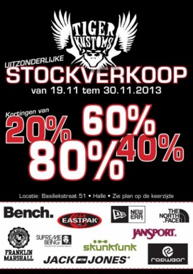 Stockverkoop tot -80%