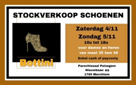 Bottini schoenen stockverkoop