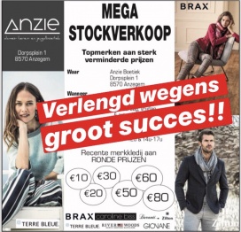 (Tweede editie) Mega stockverkoop merkkledij