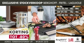 Premium Stockverkoop BergHOFF - Fritel - Laguiole en Pyrex