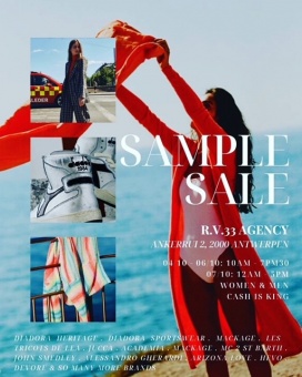 R.V.33 agency sample sale