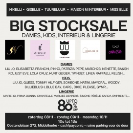 Stocksale Nikelli, Giselle, Tuureluur, Maison M Interieur en Miss Elle