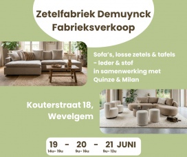 Fabrieksverkoop Zetelfabriek DEMUYNCK
