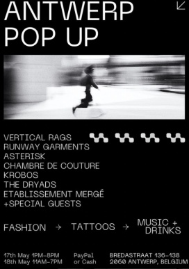 Vertical Rags, Runway Garments, Asterisk, Krobos + Special Guests stocksale