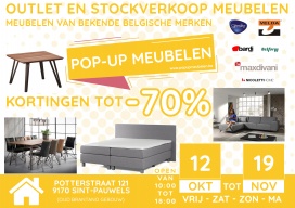 Outlet en stockverkoop meubelen