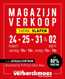 Meubelen Verberckmoes - Magazijnverkoop 'Slapen'