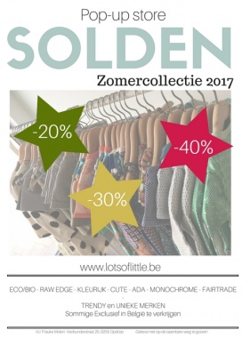 1 daagse Pop-up store 'Lots of Little': the SALE edition - Unieke baby- en kinderkleding 