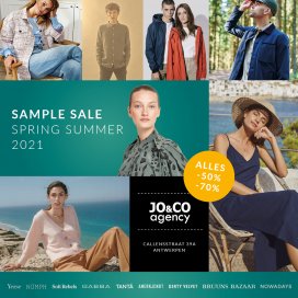 JO&CO Sample Sale Zomer 2021 van 27 april tot 1 mei