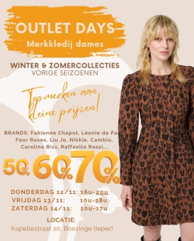 Outlet Days merkkledij dames