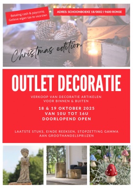 Stockverkoop binnen- & buitendecoratie