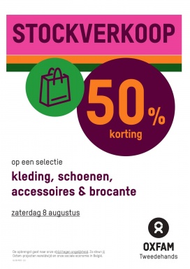 Stockverkoop Oxfam Vilvoorde