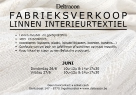 Fabrieksverkoop Linnen Interieurtextiel