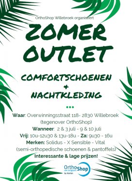 Zomer Outlet Orthoshop Willebroek