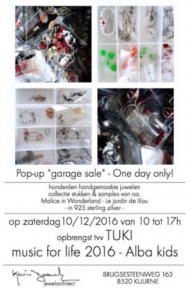 Garage sale - Sample en Stock verkoop zilver juwelen