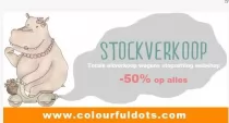 totale uitverkoop van webshop www.colourfuldots.be