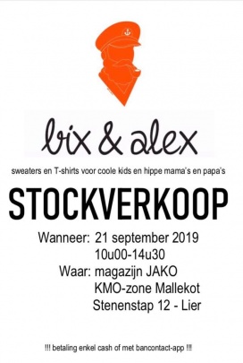 Stockverkoop Bix & Alex