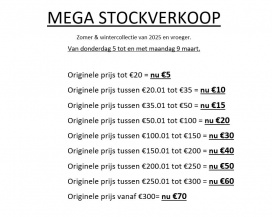 Avenue Plus stockverkoop