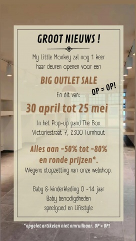 My Little Monkey outlet sale
