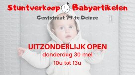 Uitzonderlijke verkoop babyartikelen Deinze