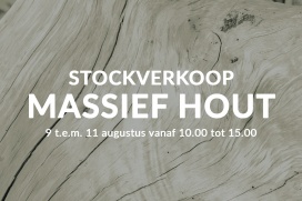 Stockverkoop Massief Hout