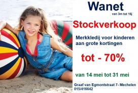 Stockverkoop zomercollectie en communiekleding