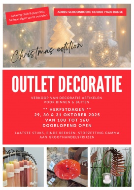 Stockverkoop binnen- & buitendecoratie