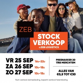 Zeb Fashion stockverkoop