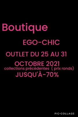 Outletverkoop boetiek Ego-Chic