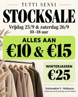 Stockverkoop Tutti Sensi
