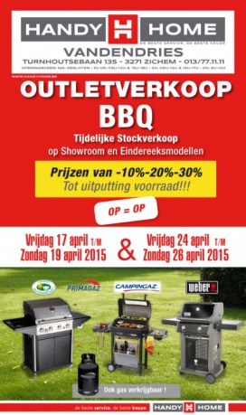 Outletverkoop bbq's