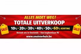 Totale uitverkoop Het Snuisterhuis wegens einde huurcontract